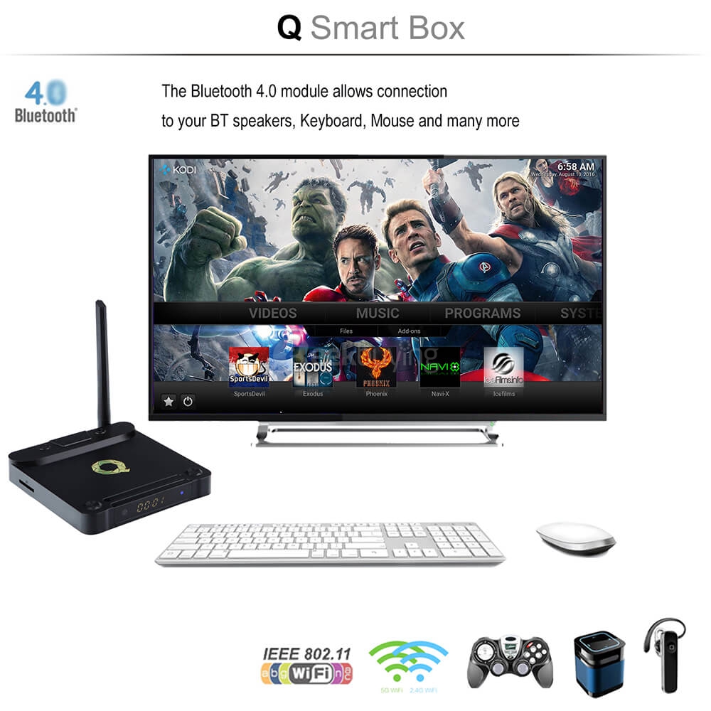 HIFIXPLAY Android 6.0 Amlogic S912 TV BOX 2G/16G 802.11ac WIFI Bluetooth KODI 1000M LAN