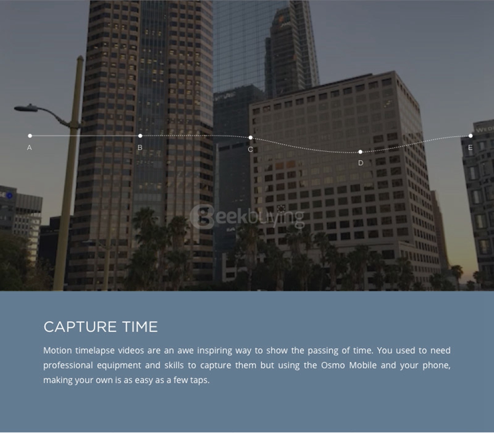 DJI Osmo Mobile 3-Axis Brushless Handle Gimbal Stabilizer for Smartphones