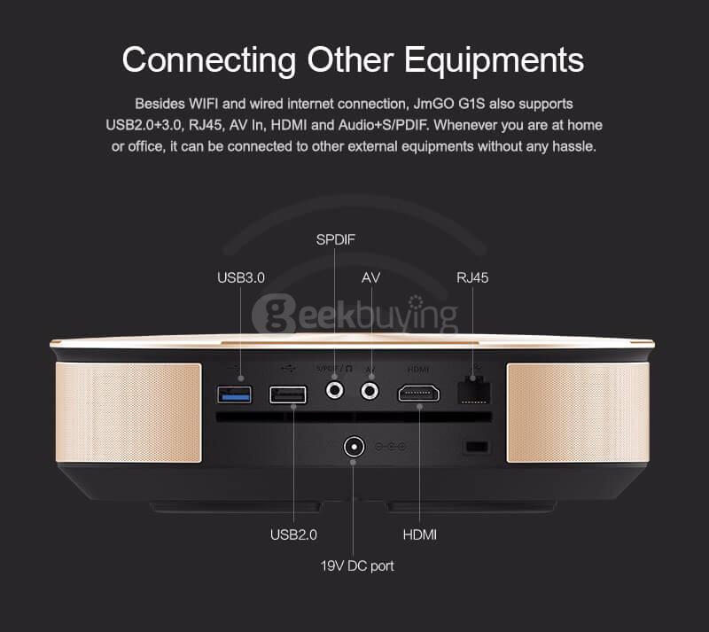 JMGO G1S DLP Projector Gold