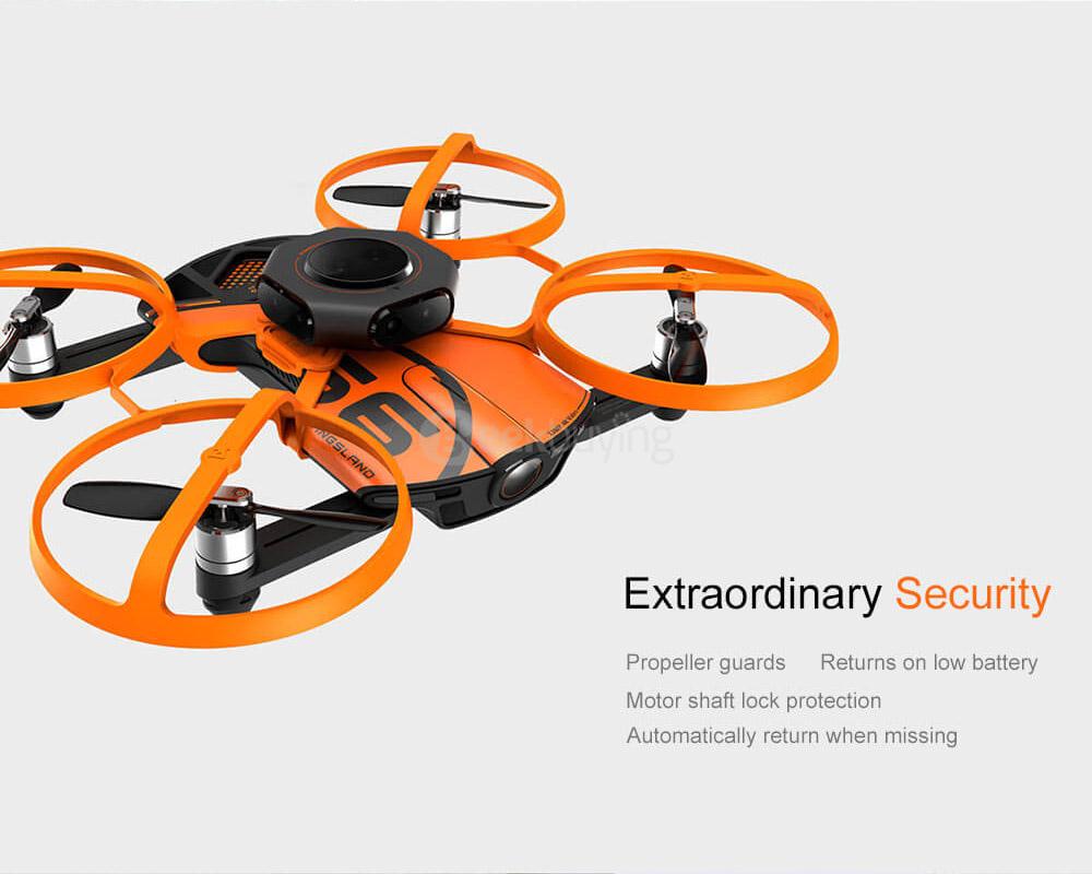 Wingsland S6 Pocket Selfie Drone FPV 4K HD Camera GPS Obstacle Avoidance RC Quadcopter - Camouflage