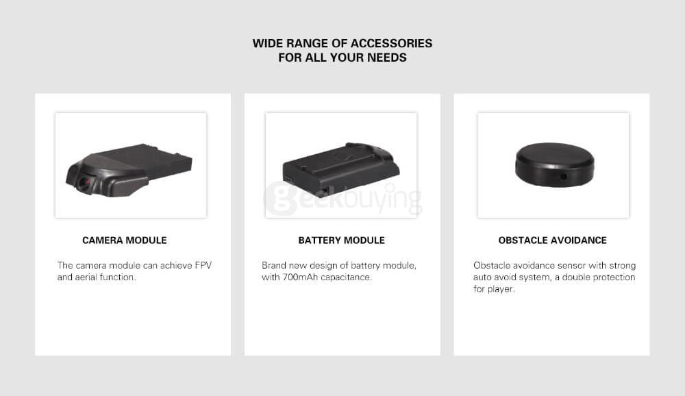 Kaideng K80 Pantonma 2MP Camera WIFI FPV Obstacle Avoidance RC Quadcopter RTF - Gold