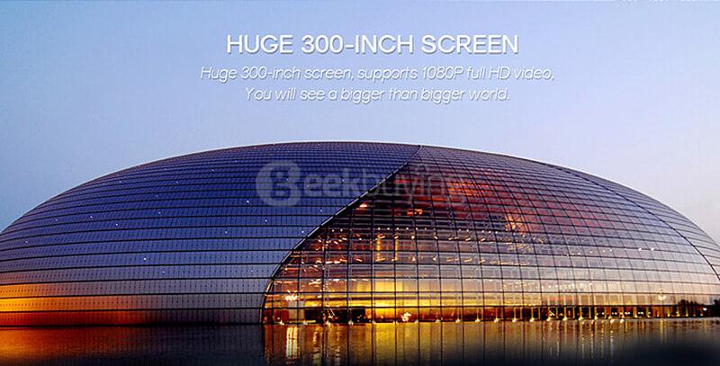 JMGO G1S DLP Projector Android 4.3 1800LM 1280*800 Pixels 2.4G/5G WiFi Bluetooth 4.0 with Keystone Function - Gold