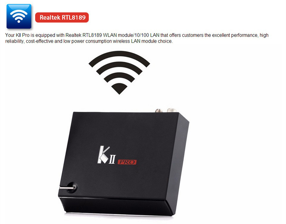 KII PRO Hybird STB DVB-T2 DVB-S2 TV BOX Android 5.1.1 S905 2G/16G 802.11AC WIFI LAN KODI Bluetooth