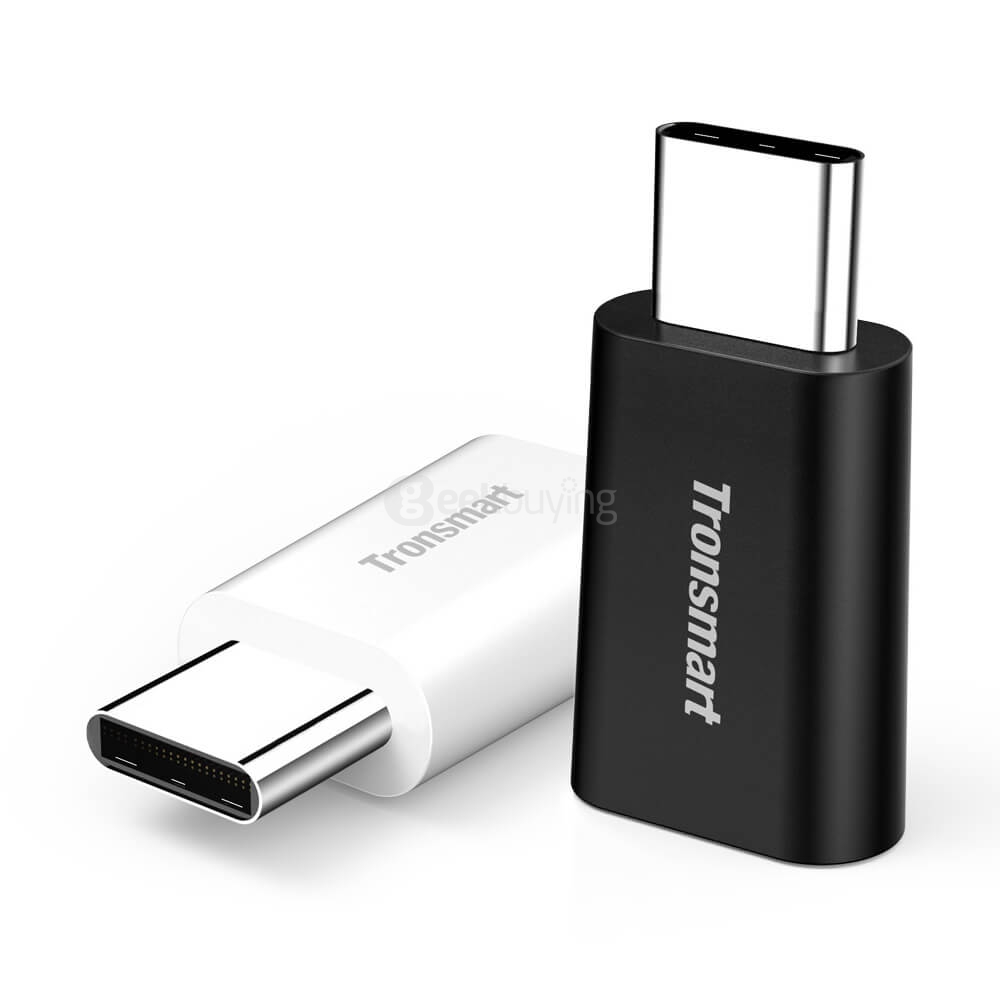 Tronsmart USB 2.0 Type-C Male to Micro-B Female Adapter 2pcs for Type-C Supported Devices