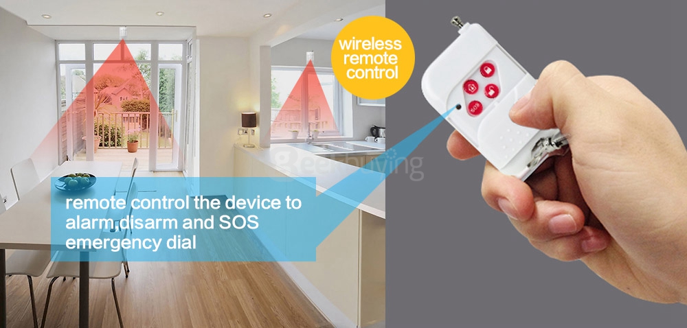 YA-300-GSM Wireless GSM Home Security Burglar Alarm System Auto Dialer SMS SIM Call 433MHz