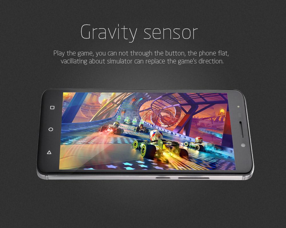 AMIGOO R700 5.5 Inch QHD Screen Android 6.0 Smartphone MT6580 Quad Core 512MB RAM 8GB ROM Dual Cameras Touch ID 2800mAh - Gold