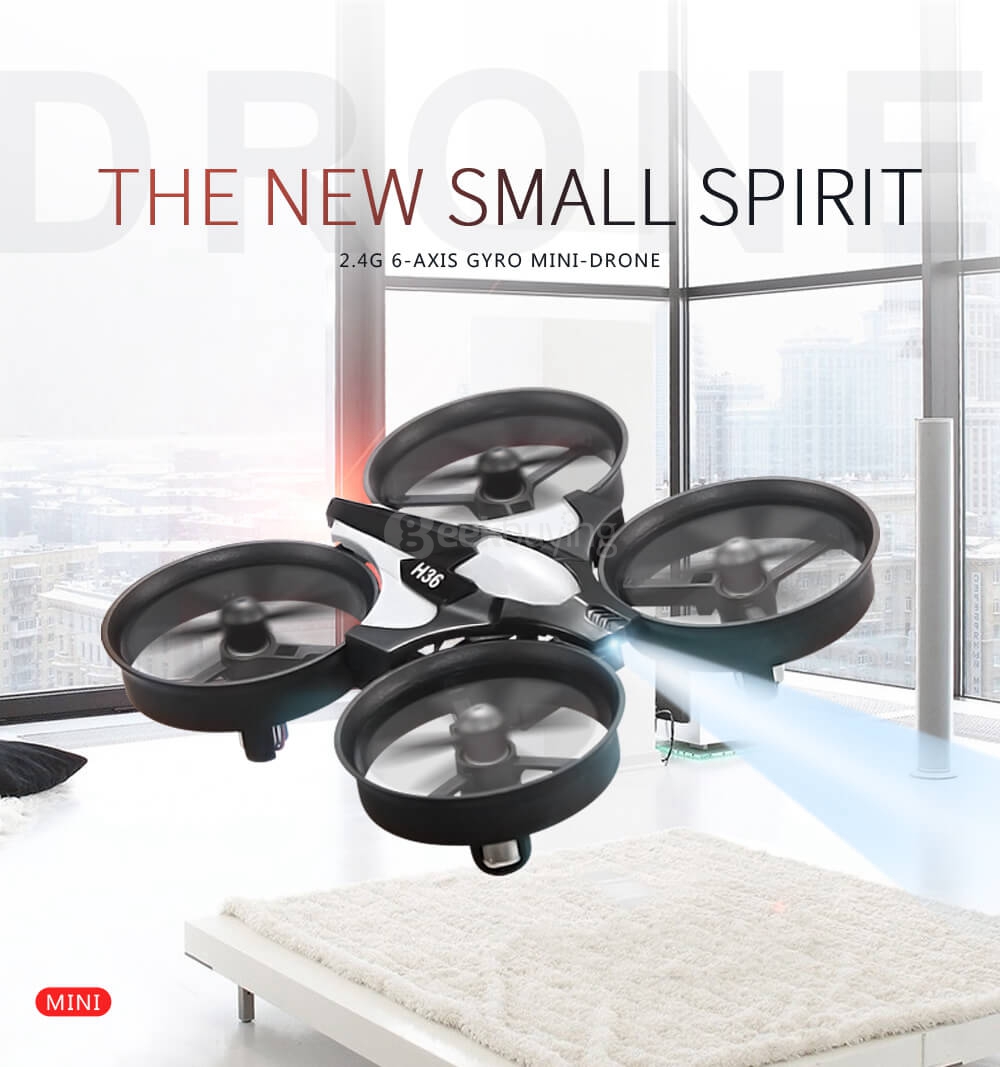 JJRC H36 MINI 2.4G 4CH 6Axis RC Quadcopter RTF Blue + Extra 3.7V 150mAh Battery