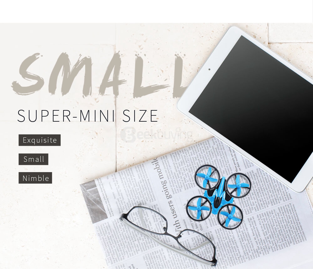 JJRC H36 MINI 2.4G 4CH 6Axis RC Quadcopter RTF Blue + Extra 3.7V 150mAh Battery