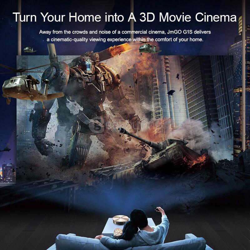 JMGO G1S DLP Projector Gold