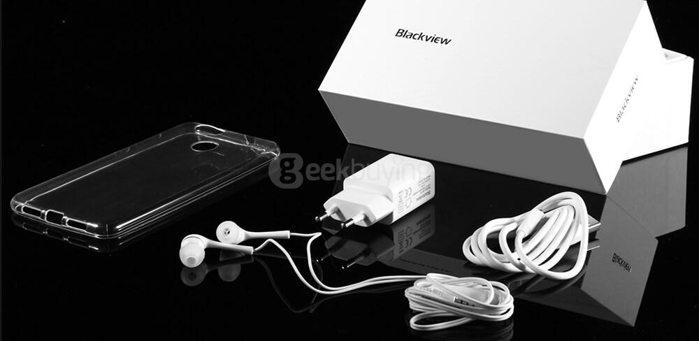 [HK Stock]Blackview E7S 5.5inch HD 2.5D Screen Android 6.0 Smartphone MT6580 Quad Core 1.3GHz 2GB RAM 16GB ROM 8.0MP Touch ID - White
