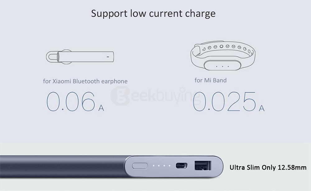 [Bundle] Original Xiaomi Mi Pro 10000mAh Type-C USB Power Bank (With Protective Case And Micro USB/Type-C 2-in-1 Cable) - Gold