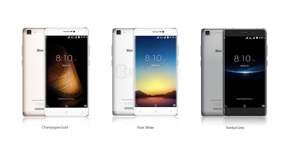 [Spain Stock]Blackview A8 MAX 5.5inch HD 2.5D Arc Screen Android 6.0 4G LTE Smartphone MT6737 Quad Core 1.3GHz 2GB RAM 16GB ROM 5.0MP 8.0MP - Gold