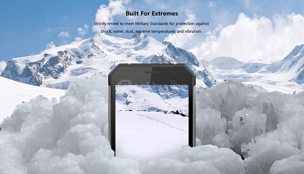 [HK Stock]NOMU S30 IP68 Waterproof 5.5inch FHD Android 6.0 4G LTE Rugged Phone MT6755 Octa-core 2.0GHz 4GB 64GB 16.0MP 5000mAh Battery NFC OTG - Black