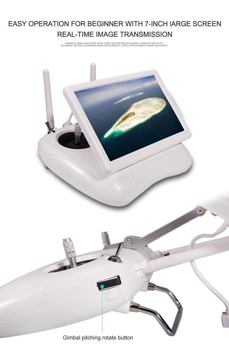 UPair One UPair-Chase 5.8G FPV 2.7K 12MP HD Camera 2-Axis Gimbal RC Quadcopter (Newest Version)