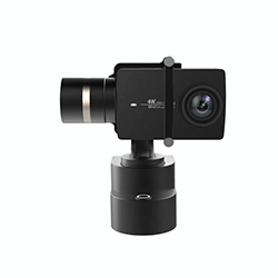 [HK Stock][Official International Version] Xiaoyi YI 3-axis Handheld Gimbal Stabilizer YI 4K Action Camera Kit Ambarella A9SE75 Sony IMX377 12MP 155&lrm; Degree 1400mAh EIS LDC Sport Camera - Black