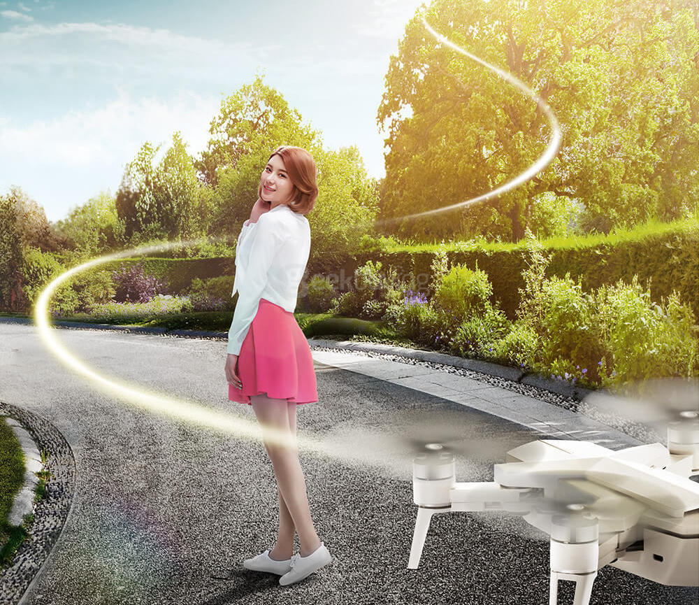 TENCENT YING Drone Wifi 4K HD Camera GPS Mini Foldable RC Quadcopter