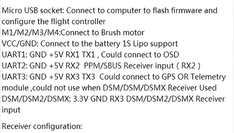 Tiny SP RACING F3 EVO BRUSH Flight Controller Board for Micro FPV Racing Quadcopters