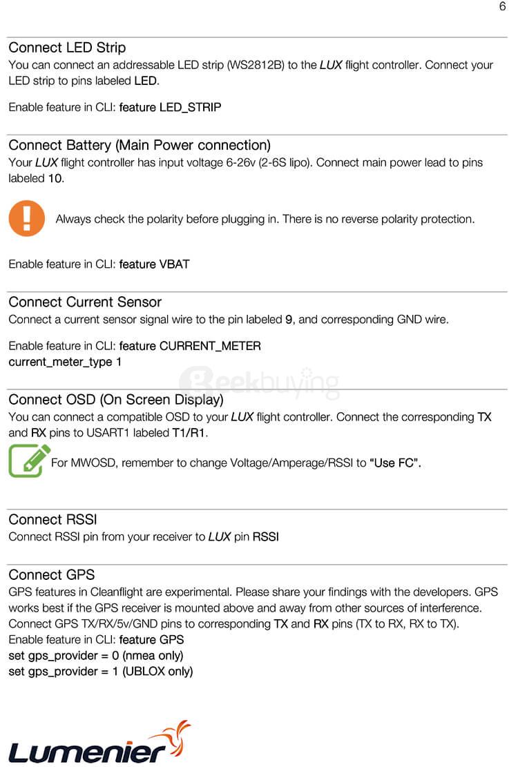 LUX Racer Flight Controller 32-bit Support PPM Serial RX Flight Controller For Multirotor Racing Quadcopters