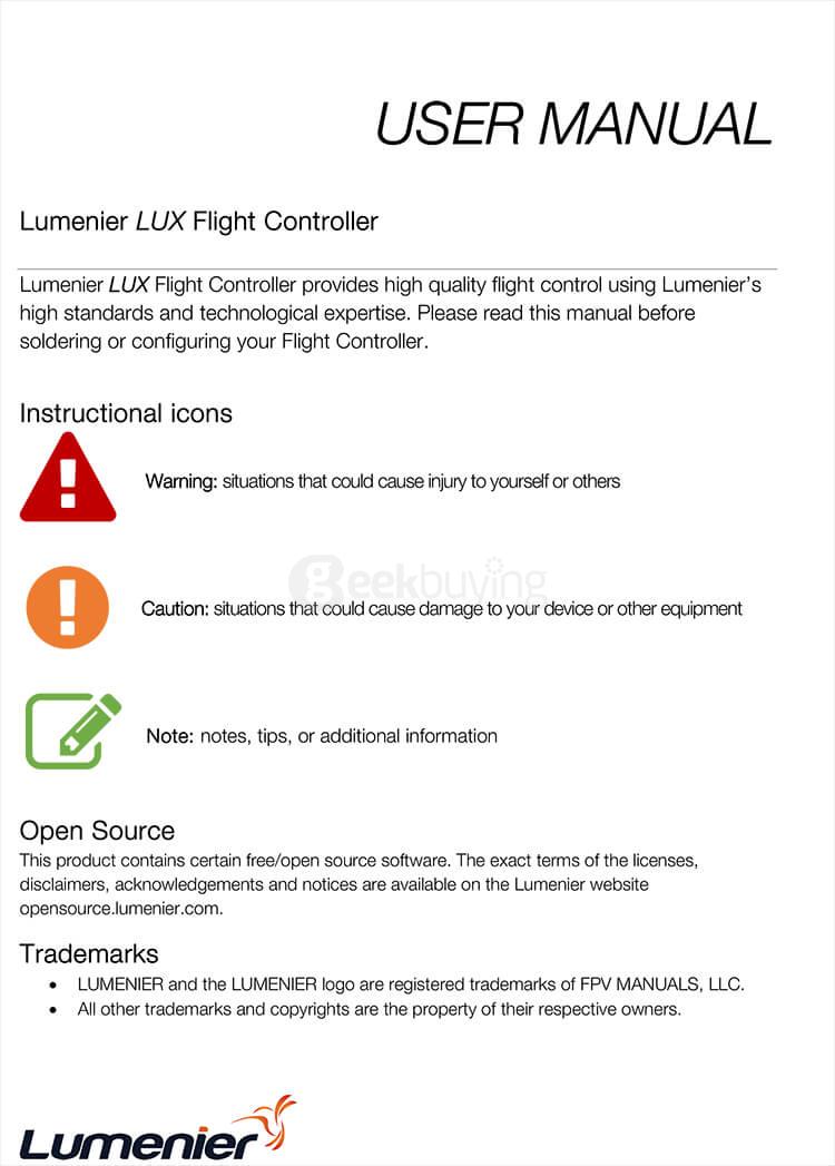 LUX Racer Flight Controller 32-bit Support PPM Serial RX Flight Controller For Multirotor Racing Quadcopters
