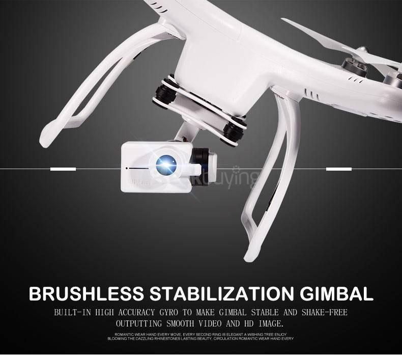 UPair One UPair-Chase 5.8G FPV 2.7K 12MP HD Camera 2-Axis Gimbal RC Quadcopter (Newest Version)