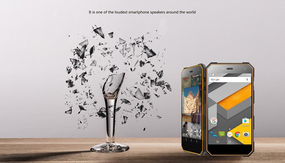 [HK Stock]NOMU S10 IP68 Waterproof 5.0inch HD Android 6.0 4G LTE Rugged Phone MT6737T Quad-core 1.5GHz 2GB 16GB 13.0MP 5000mAh Battery OTG - Orange