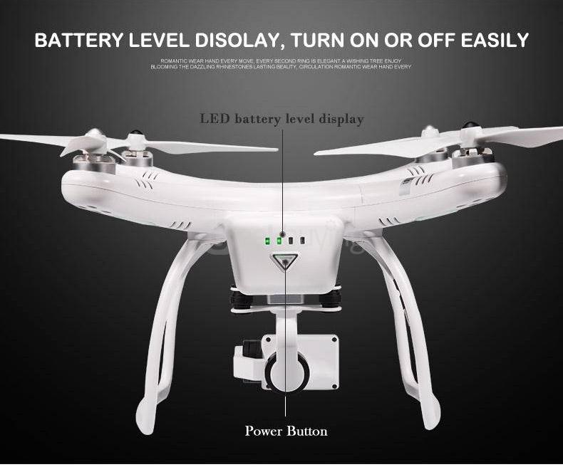 UPair One UPair-Chase 5.8G FPV 2.7K 12MP HD Camera 2-Axis Gimbal RC Quadcopter (Newest Version)