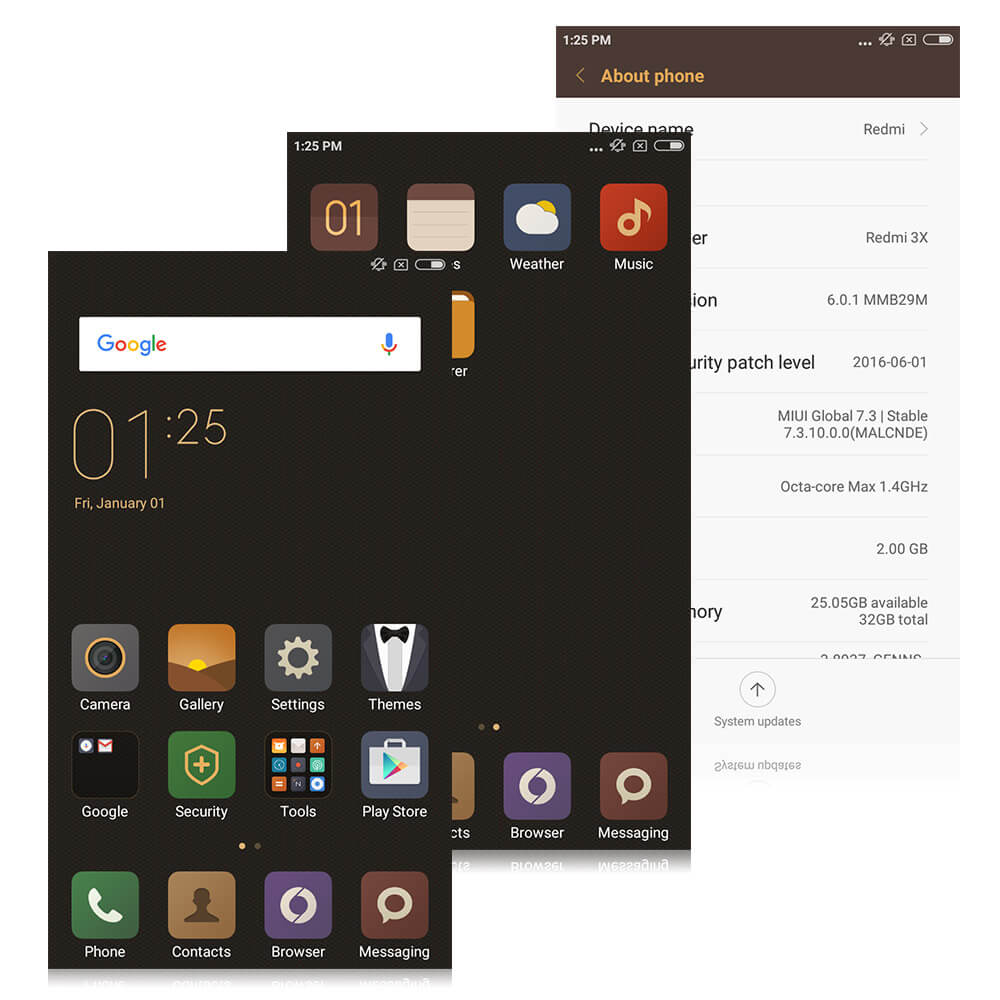 [Spain Stock]XIAOMI Redmi 3X Pro 5.0inch HD 4G LTE MIUI 7 Smartphone Qualcomm Snapdragon 430 Octa Core 2GB 32GB 13.0MP 4000mAh Touch ID Metal Body Fast Charge- Gold
