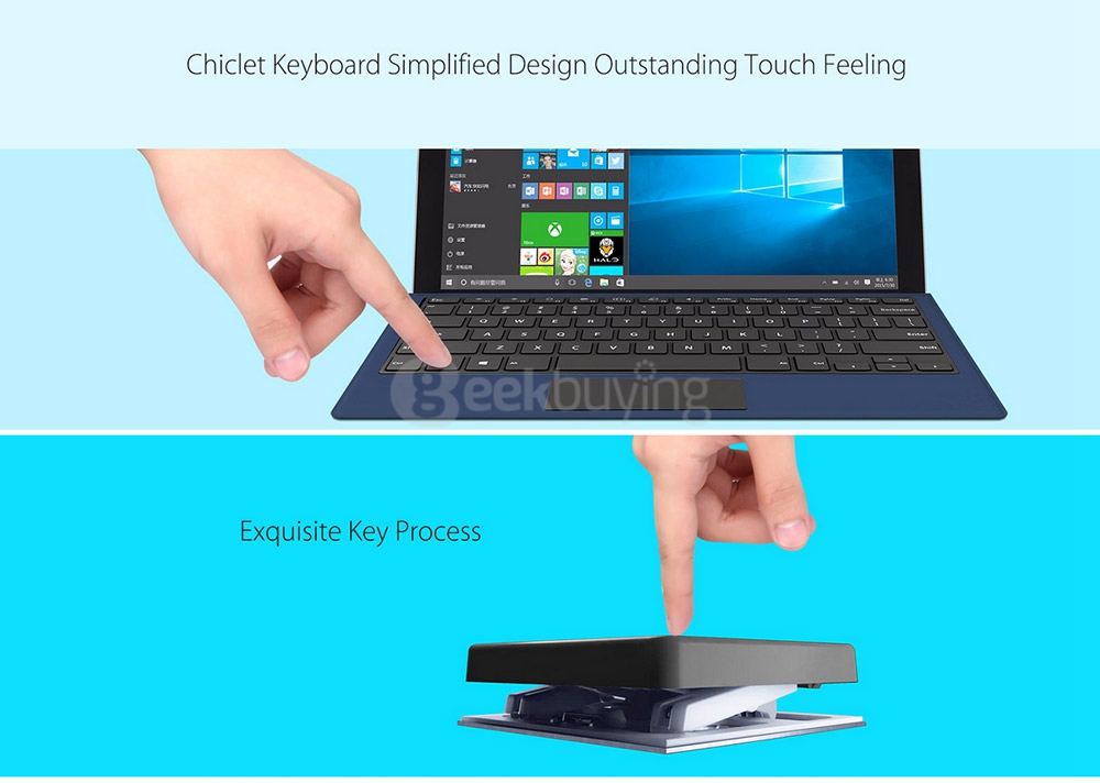 Original Teclast Tbook 16S / Tbook 16 Power Magnetic Docking Keyboard TL-T16S - Deep Blue
