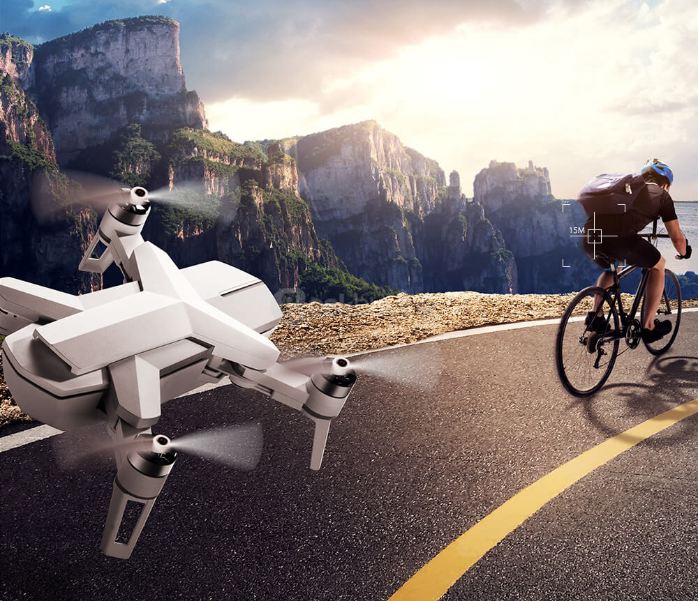 TENCENT YING Drone Wifi 4K HD Camera GPS Mini Foldable RC Quadcopter