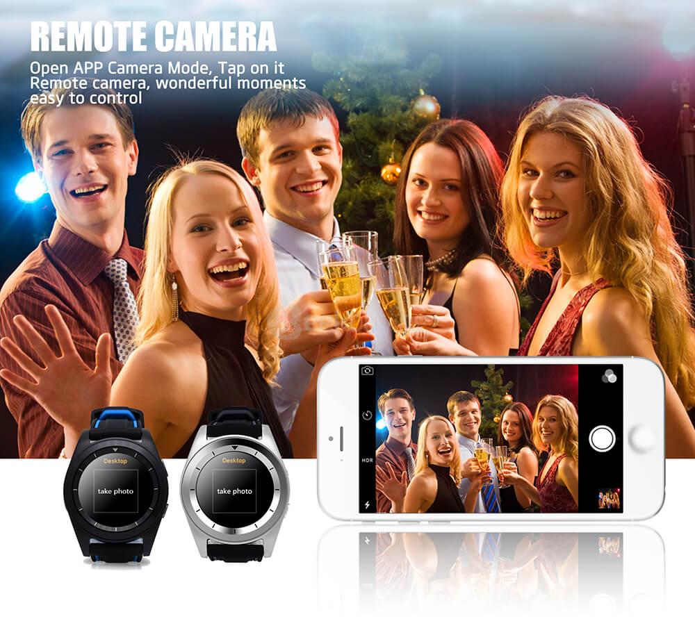 NO.1 G6 (EU/US Languages) Bluetooth 4.0 Smart Watch MTK2502 Heart Rate Monitor Sports Fitness Tracker for Android iOS (Metal Strap) - Silver