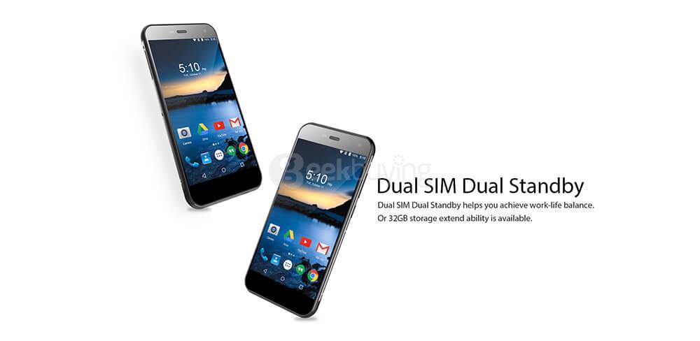 [HK Stock]NOMU S20 IP68 Waterproof 5.0inch HD Android 6.0 4G LTE Rugged Phone MT6737T Octa-core 1.5GHz 3GB 32GB 13.0MP 3000mAh Battery OTG - Silver