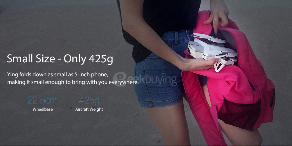 TENCENT YING Drone Wifi 4K HD Camera GPS Mini Foldable RC Quadcopter