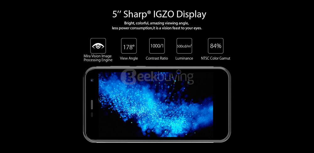[HK Stock]NOMU S20 IP68 Waterproof 5.0inch HD Android 6.0 4G LTE Rugged Phone MT6737T Octa-core 1.5GHz 3GB 32GB 13.0MP 3000mAh Battery OTG - Black