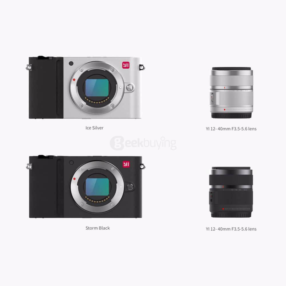 [HK Stock]Original YI M1 Mirrorless Camera WiFi 4K Camera Standard Lens IMX269 Sensor 20MP 3.0