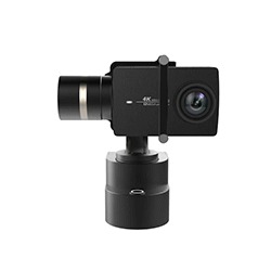 [HK Stock][Official International Version] Xiaoyi YI 3-axis Handheld Gimbal Stabilizer YI 4K Action Camera Kit Ambarella A9SE75 Sony IMX377 12MP 155&lrm; Degree 1400mAh EIS LDC Sport Camera - Black