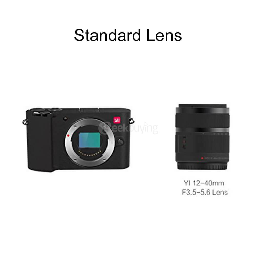 [HK Stock]Original YI M1 Mirrorless Camera WiFi 4K Camera Standard Lens IMX269 Sensor 20MP 3.0