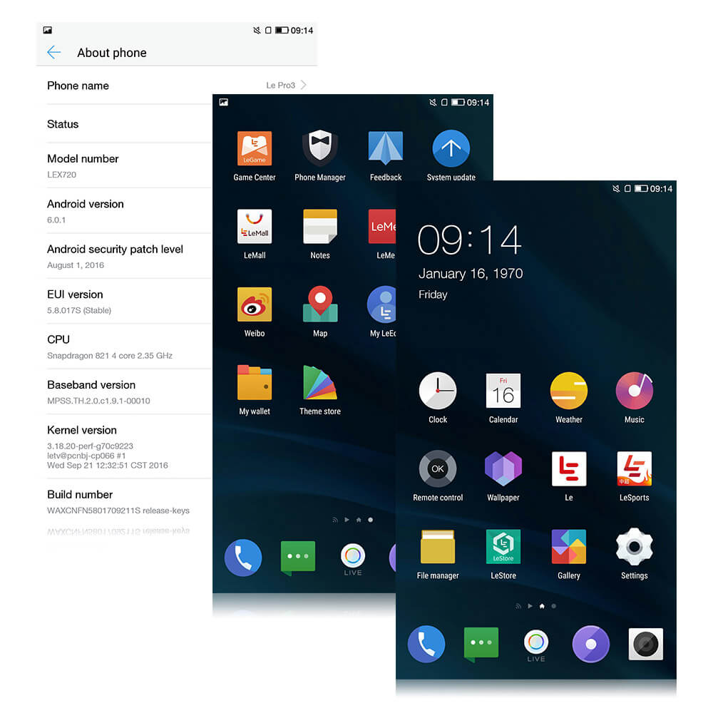 [Spain Stock] LeTV LeEco Le Pro3/X720 4GB RAM 64GB ROM 5.5inch FHD Android 6.0 Smartphone Qualcomm Snapdragon 821 Quad Core 8.0MP 16.0MP NFC Touch ID VoLTE - Gold