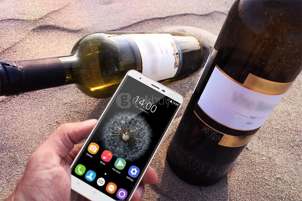 [HK Stock]Oukitel U15 PRO 5.5inch 2.5D HD Android 6.0 Smartphone MT6753 Octa Core 1.3GHz 3GB RAM 32GB ROM 16.0MP TOUCH ID OTG LED Notification - Gold