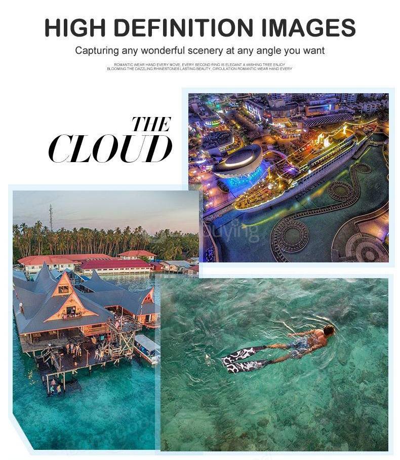 UPair One UPair-Chase 5.8G FPV 2.7K 12MP HD Camera 2-Axis Gimbal RC Quadcopter (Newest Version)