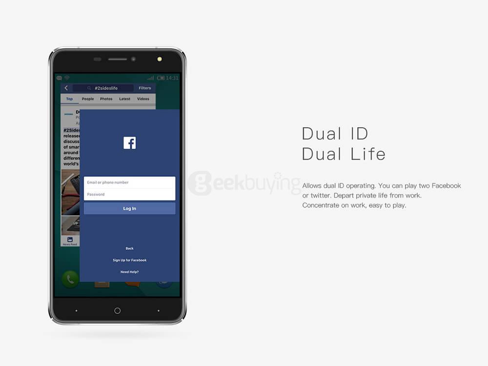 [HK Stock]Doogee X7 Pro 6.0 inch HD Android 6.0 4G LTE Smartphone MT6737 Quad Core 1.3GHz 2GB RAM 16GB ROM 13.0MP VR Supported OTG Fast Charge - Gold
