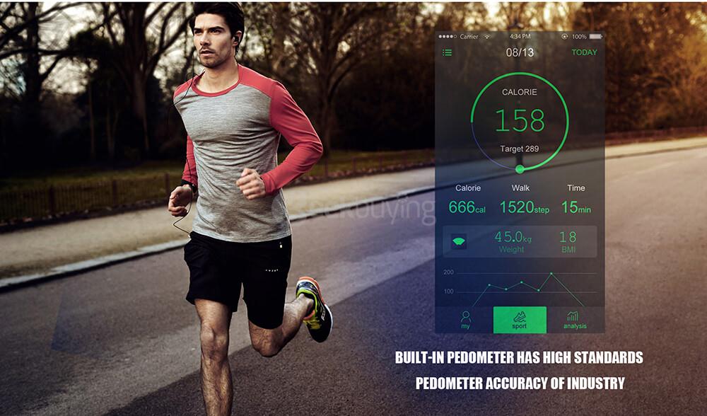 NO.1 G6 (EU/US Languages) Bluetooth 4.0 Smart Watch MTK2502 Heart Rate Monitor Sports Fitness Tracker for Android iOS (Metal Strap) - Silver