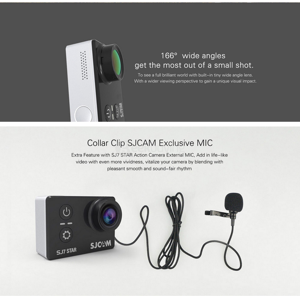 Original SJCAM SJ7 STAR 4K WIFI Action Camera SONY IMX117 CMOS 2.0