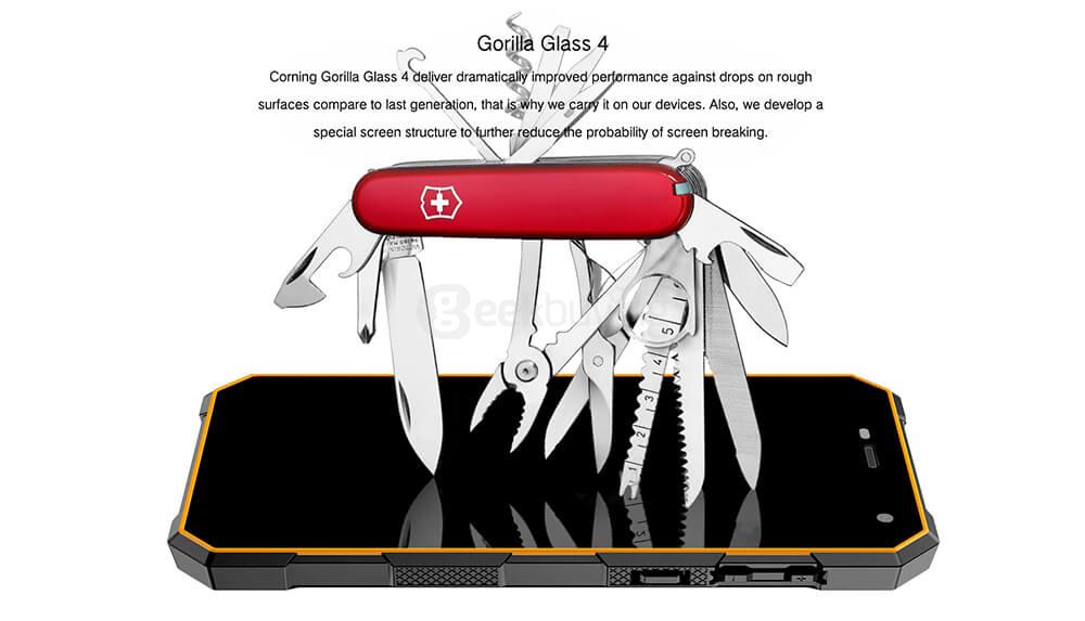 [HK Stock]NOMU S10 IP68 Waterproof 5.0inch HD Android 6.0 4G LTE Rugged Phone MT6737T Quad-core 1.5GHz 2GB 16GB 13.0MP 5000mAh Battery OTG - Orange