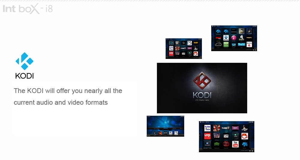 Int Box i8 Android 6.0 Amlogic S912 KODI 4K TV BOX 2G/8G 802.11ac WIFI 1000M LAN Bluetooth LED Display