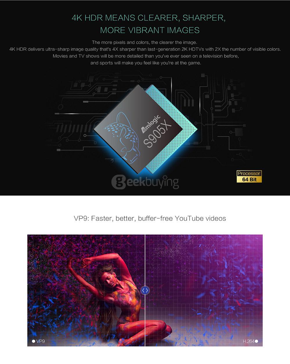 Bundle ZIDOO A5 S905X Android 6.0 Media Player  + Tronsmart TSM01 EN Air Mouse