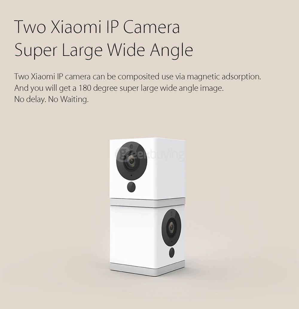 Original Xiaomi Xiaofang Smart 1080P WiFi IP Camera 1/2.7 inch CMOS Sensor 110 Degree FOV 8X Digital Zoom - White