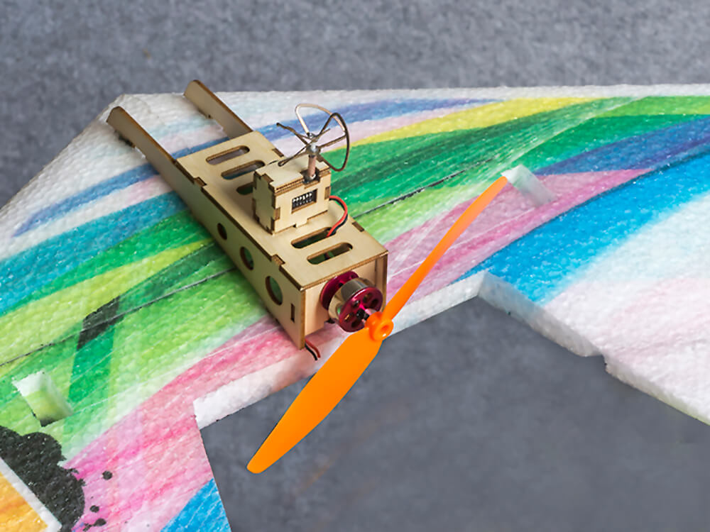 DW HOBBY Rainbow V2 Version 800mm Wingspan EPP Flying Wing FPV RC Airplane - KIT Version