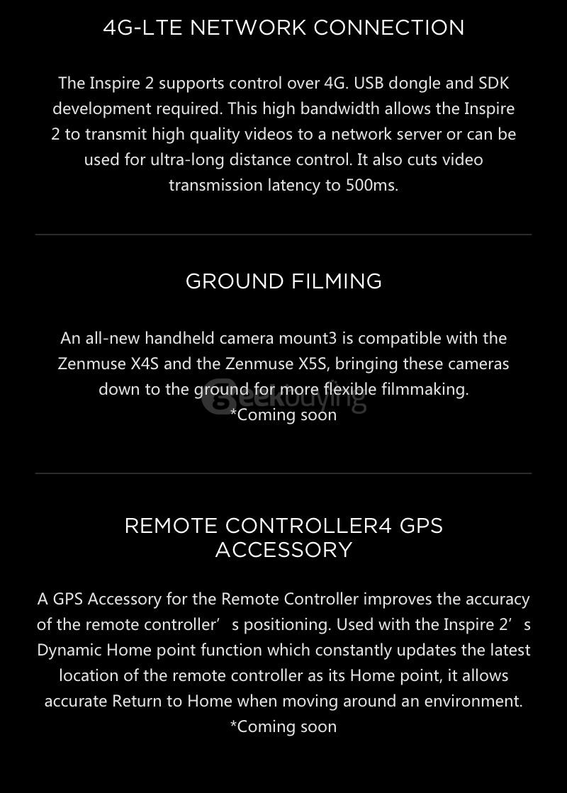 DJI Inspire 2 With CineCore 2.0 FPV HD Camera Obstacle Avoidance GPS RC Quadcopter RTF