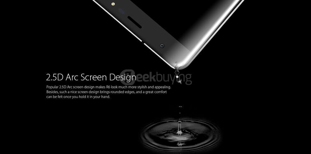 [HK Stock]Blackview R6 5.5inch FHD 2.5D Screen Android 6.0 Smartphone MT6737T Quad Core 1.5GHz 3GB RAM 32GB ROM 13.0MP TOUCH ID WIFI GPS - Gold