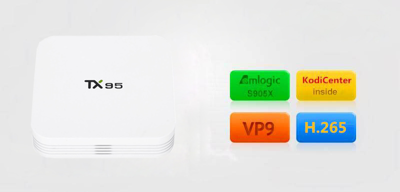 Tanix TX95 Amlogic S905X 2G/16G Android 6.0 KODI 4K TV BOX 802.11AC WIFI Bluetooth 4.1